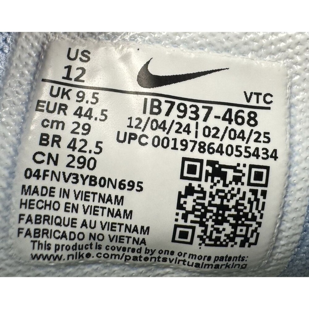 Nike Womens Size 12 Sneakers Shoes Air Max 270 Blue Purple Casual Lifestyle New - Picture 8 of 9